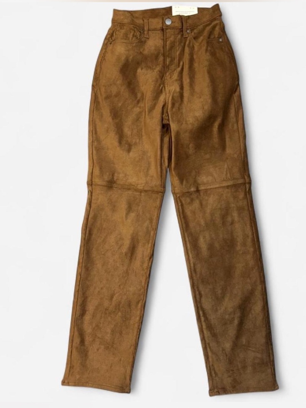 a.n.a Highest-Rise Vintage Straight Pants in Warm Brown NWT Size 4